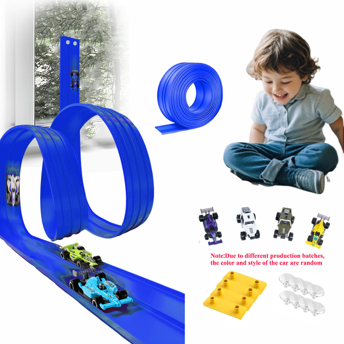 Kids Educational Gadget - Borsa a rete 13Ft/16,3Ft Pista flessibile