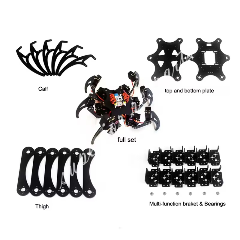 Coding Robot Toy - Staffa ragno esapiede in alluminio 18