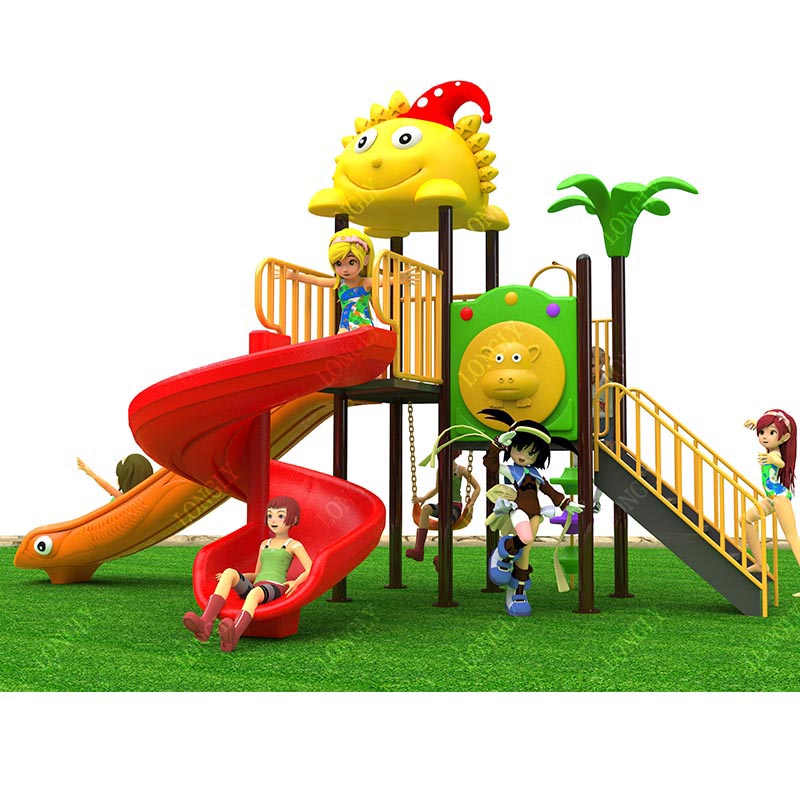 Kids Education Park - Scivolo Commerciale in Plastica 450x270x280cm per
