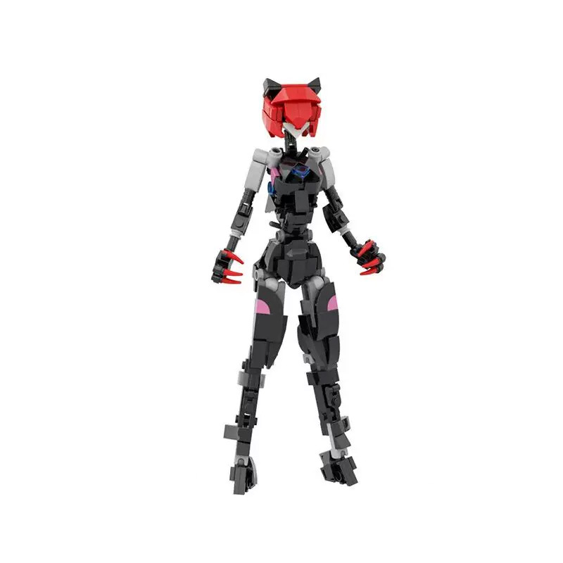 Coding Robot Toy - Modello di Robot Gatto Femmina MOC,