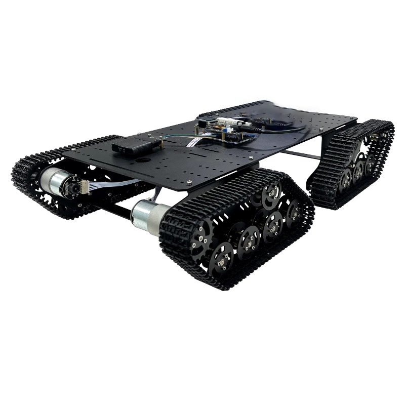 Coding Robot Toy - Carro armato radiocomandato 4WD con cingoli,