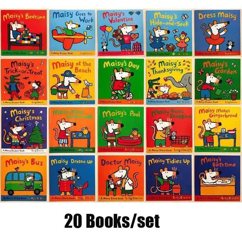 Kids Early Education Books - 20 libri/Set Maisy Mouse English Picture