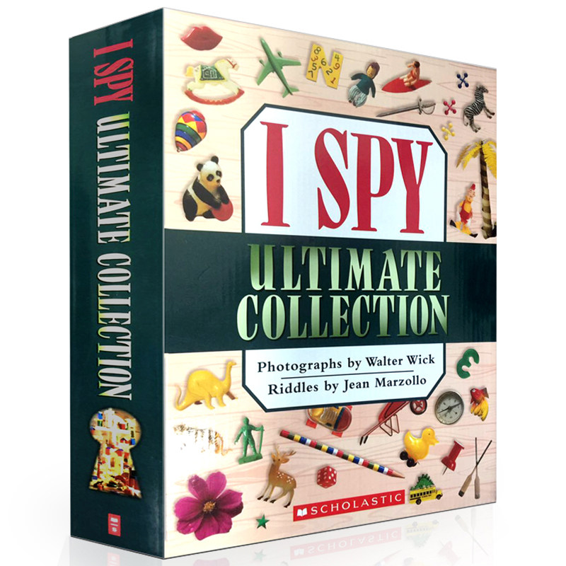 Kids Early Education Books - Set da 10 libri I Spy