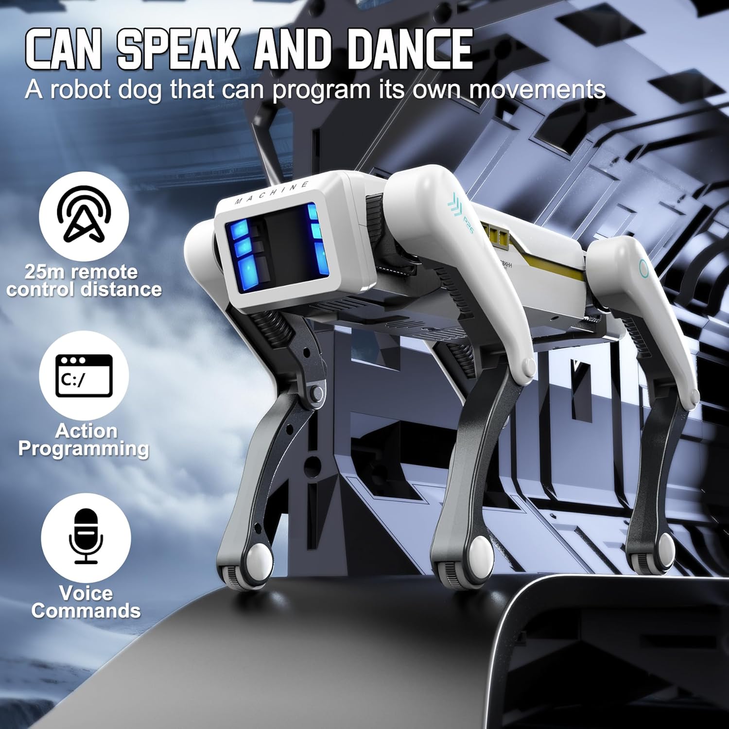 Coding Robot Toy - Cane Robot Telecomandato Multifunzione Intelligente, Cane