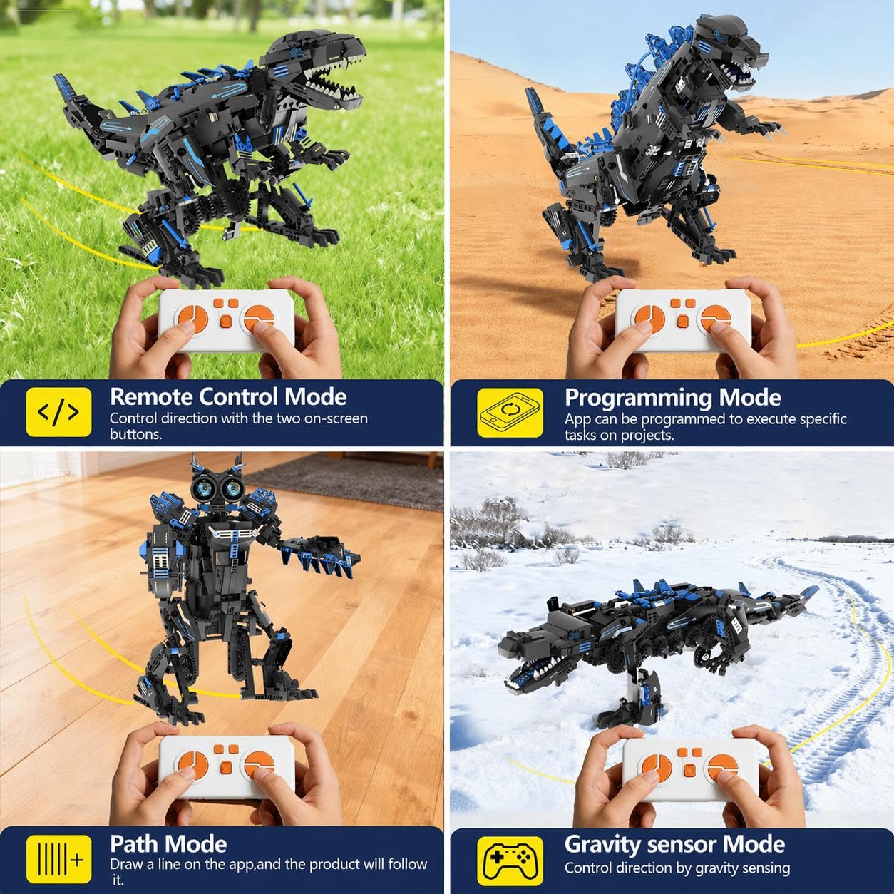 Kit di costruzione robot dinos - Coding Robot Toy recensione e prezzo