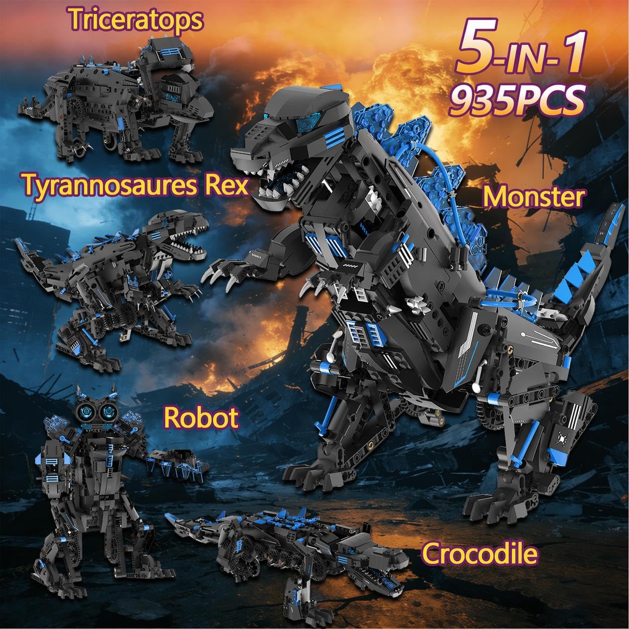 Kit di costruzione robot dinos - Coding Robot Toy recensione e prezzo