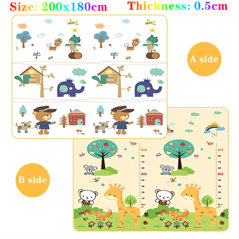 200*180 cm di Spessore 0.5 cm  - Kids Education Allowance recensione e prezzo