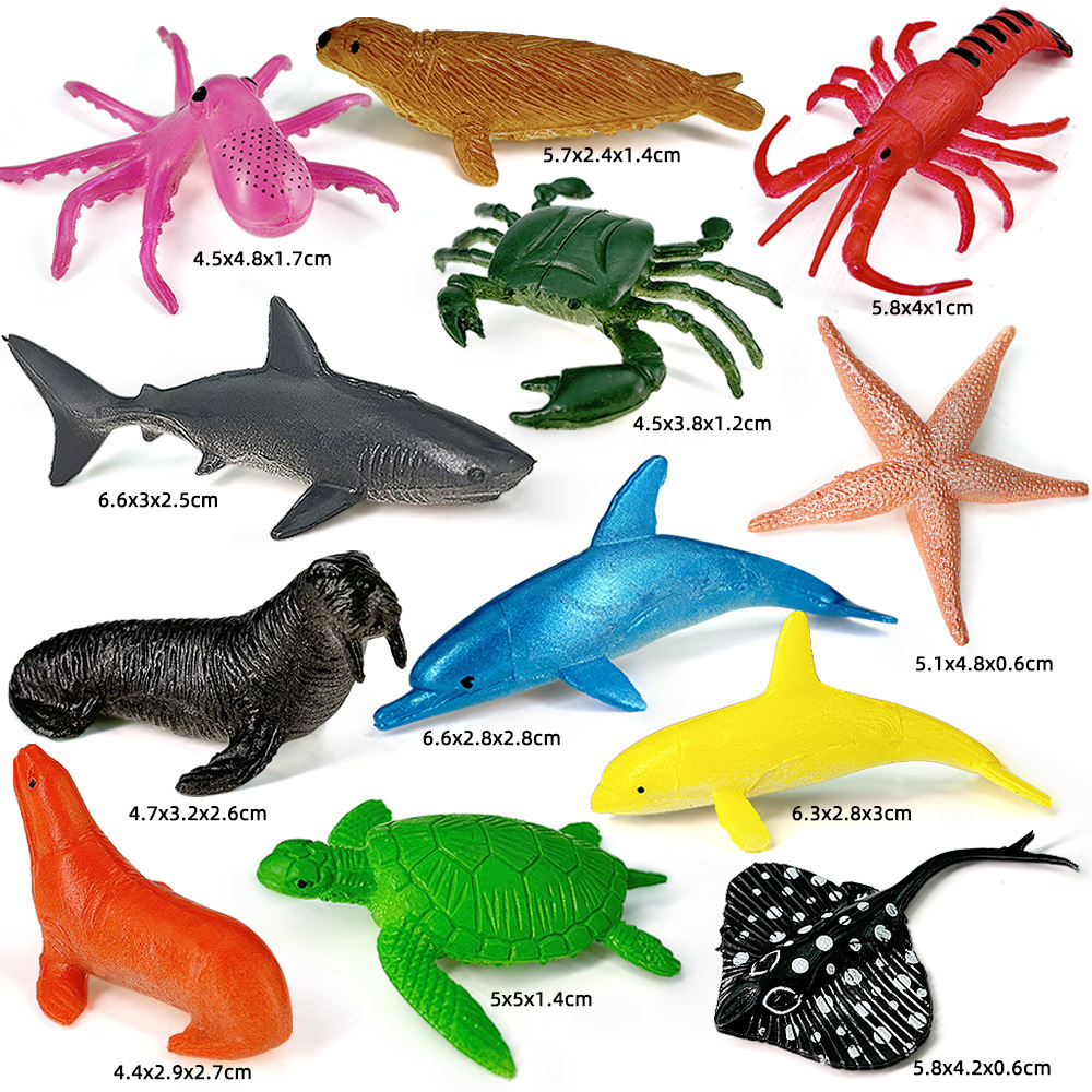 12 pezzi oceano vita marina se - Kids Educational Gadget recensione e prezzo