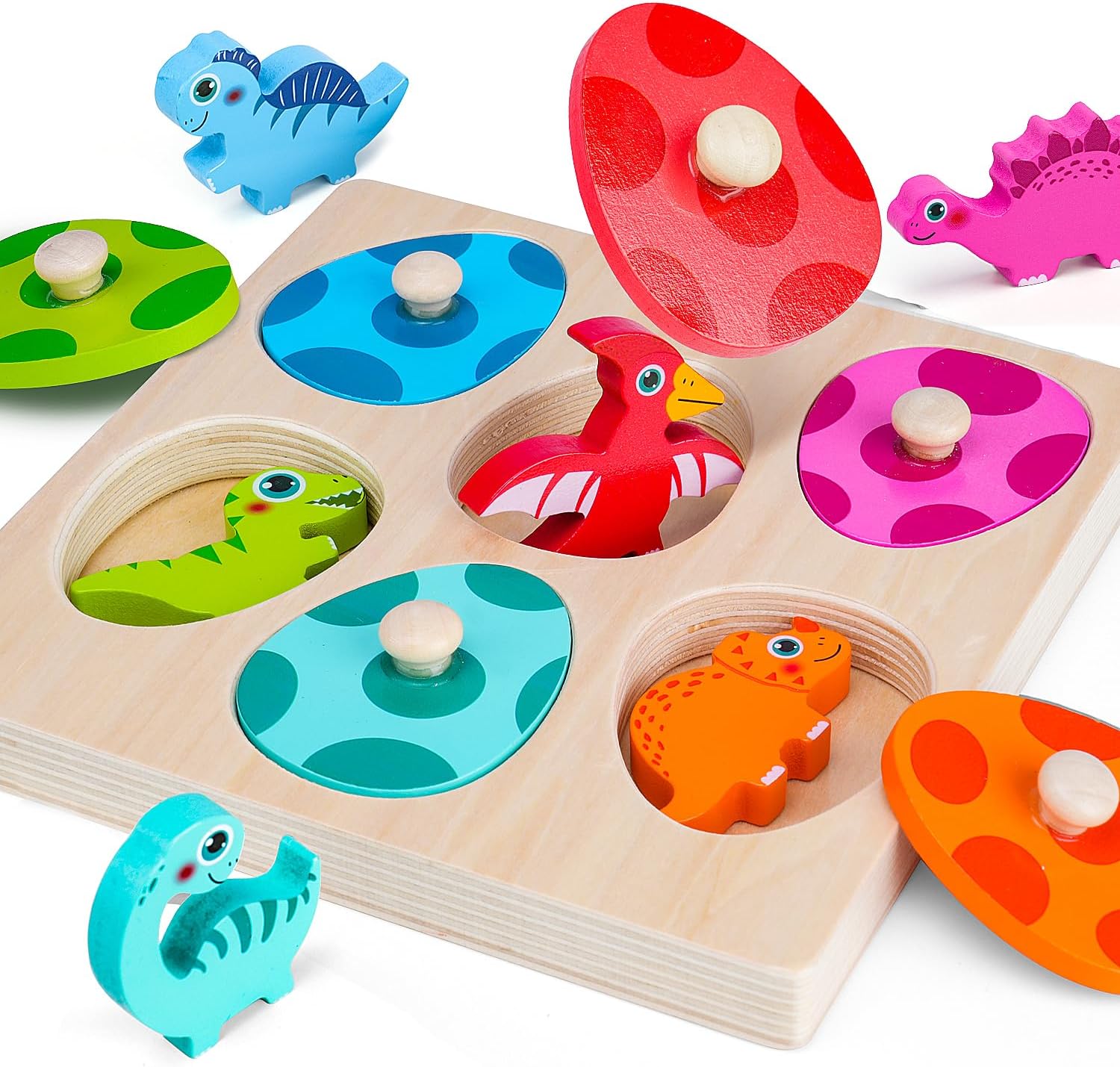 Dinosauro in legno Puzzle Gioc - Kids Nature Education recensione e prezzo