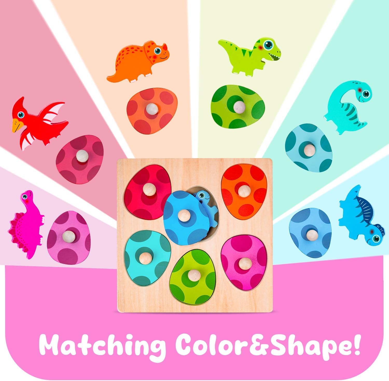 Dinosauro in legno Puzzle Gioc - Kids Nature Education recensione e prezzo